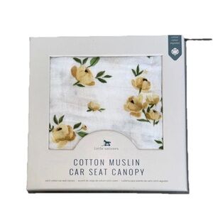 Little Unicorn Cotton Muslin Car Seat Canopy floral print